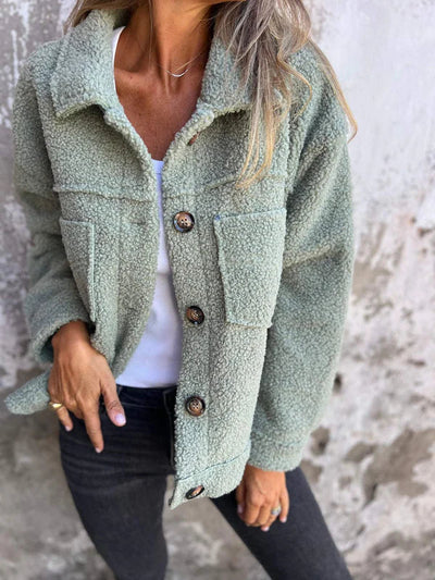 Dion | Kurze jacke mit Revers